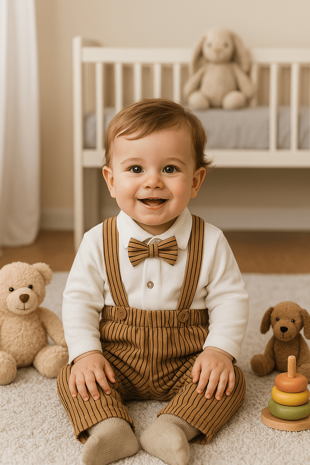 Minik Centilmen Papyonlu Salopet Set