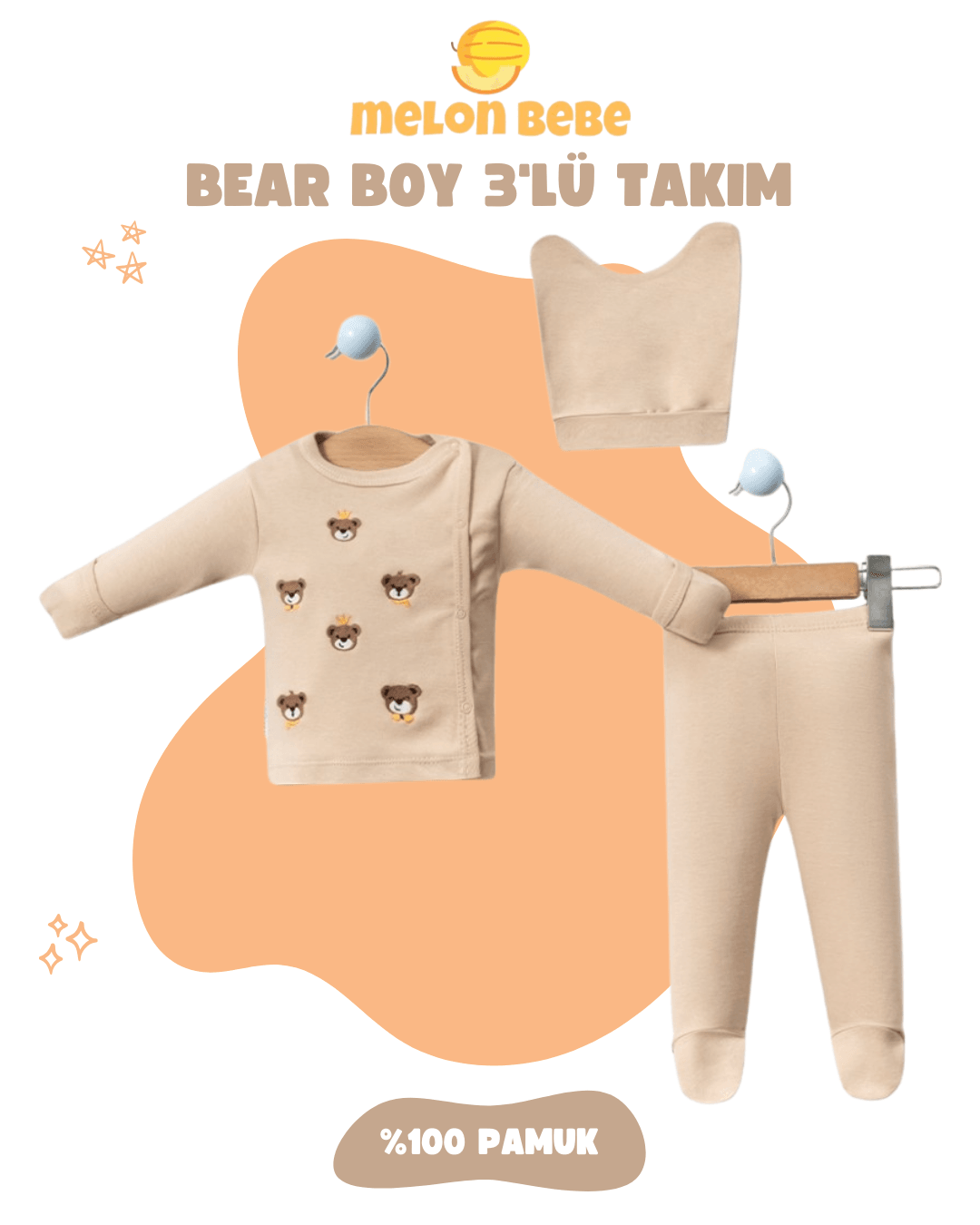 Bear Boy 3'lü Takım