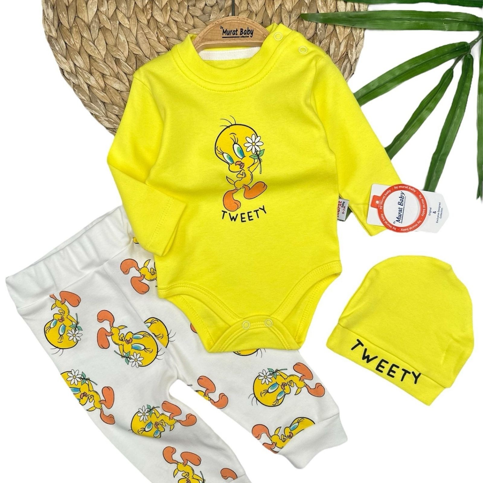 Tweety Baby 3'lü Bereli Takım
