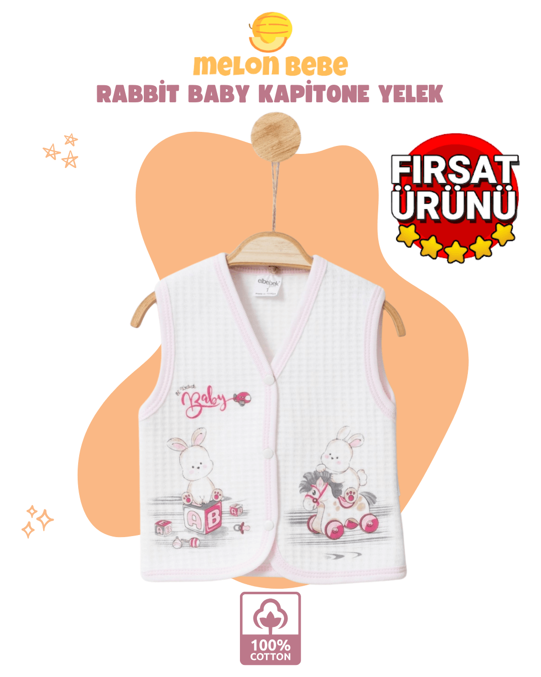 Rabbit Baby Kapitone Yelek