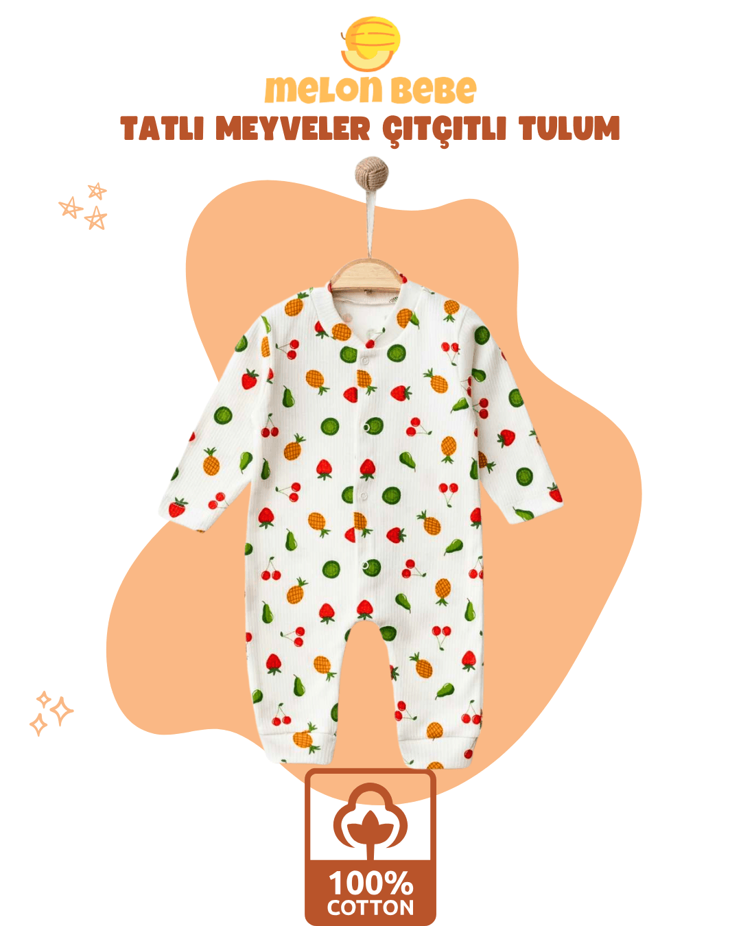 Tatlı Meyveler Çıtçıtlı Tulum