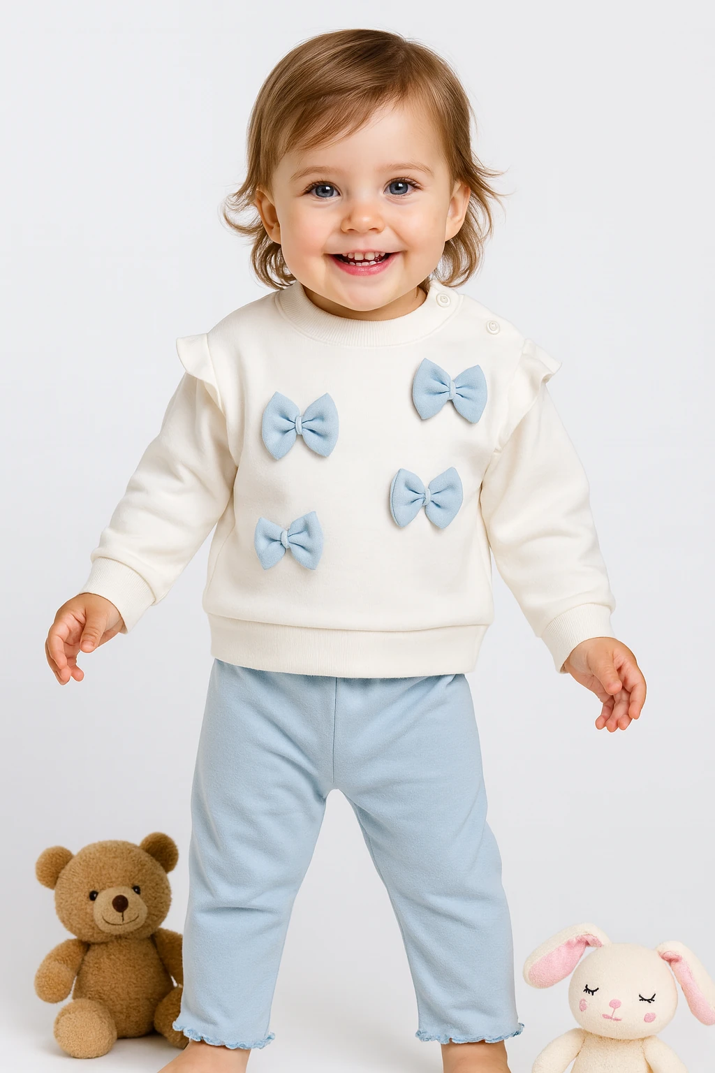 🌟 Bugüne Özel İndirim – 2’li Kız Bebek Takımı %100 Pamuk