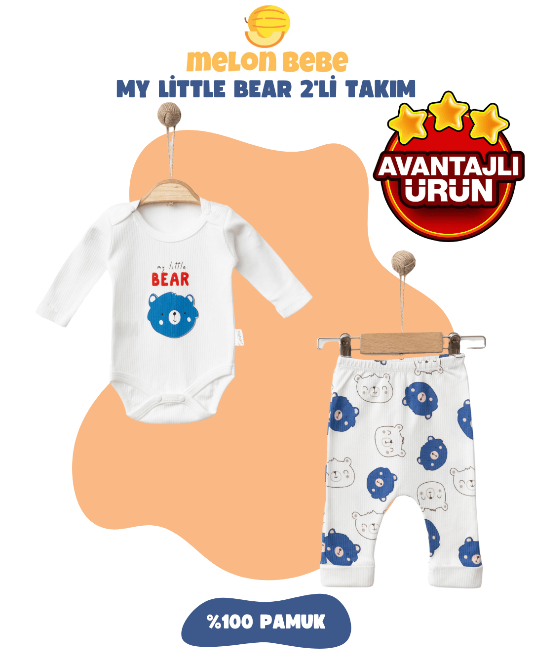 My Little Bear 3'lü Takım