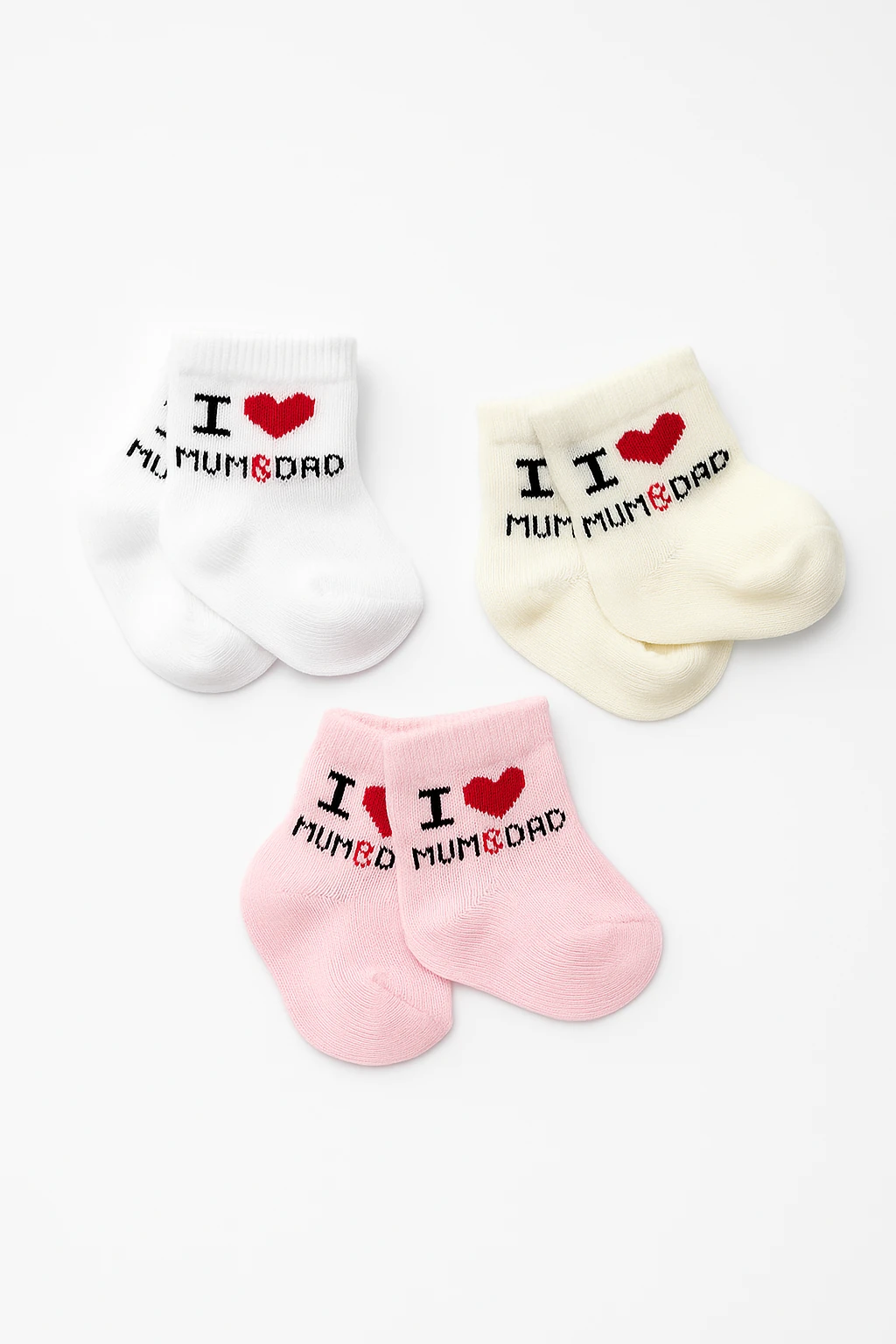 Mum Dad Kalpli Kız 3'lü Çorap