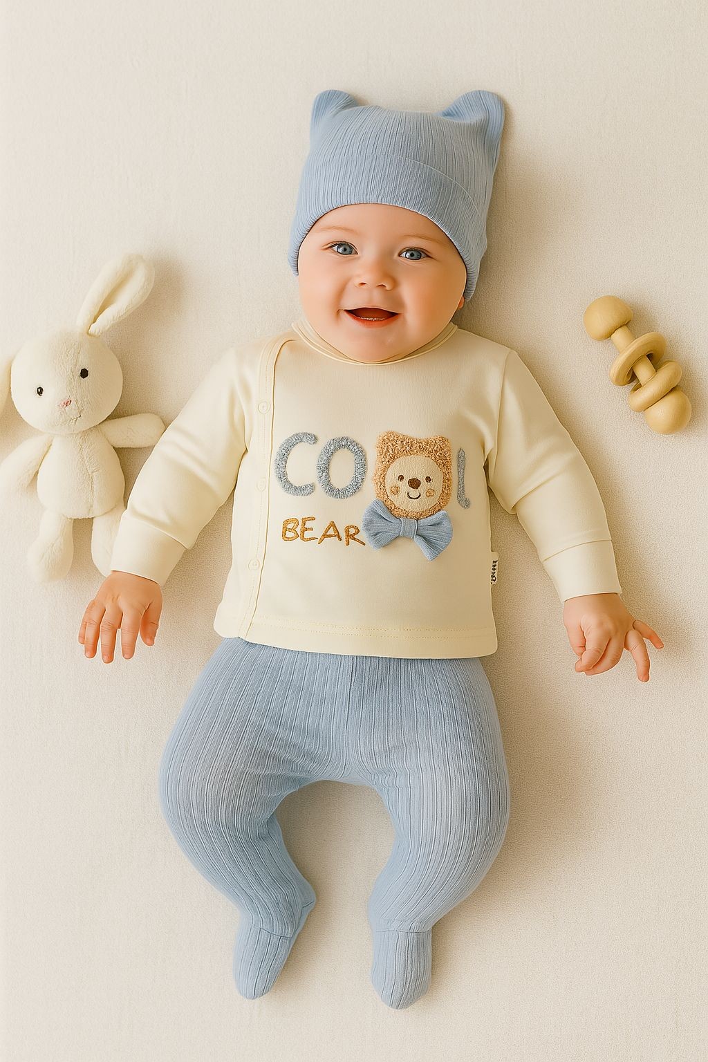 Cool Bear 3'lü Zıbın Set