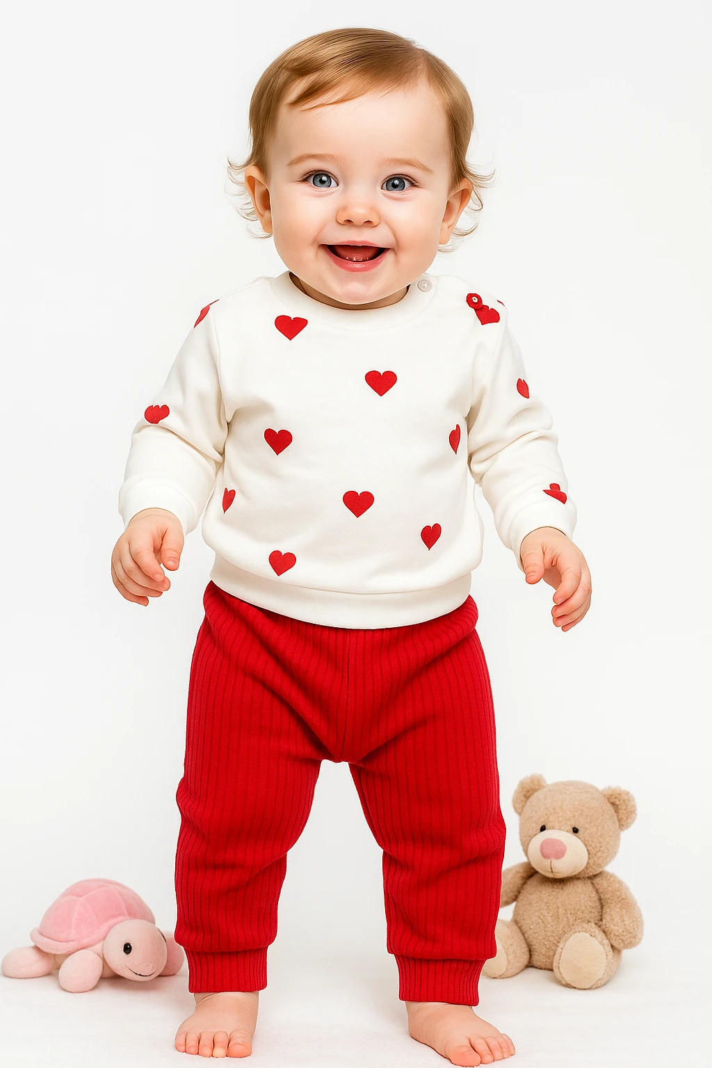 🌟 Bugüne Özel İndirim – 2’li Kız Bebek Takımı %100 Pamuk