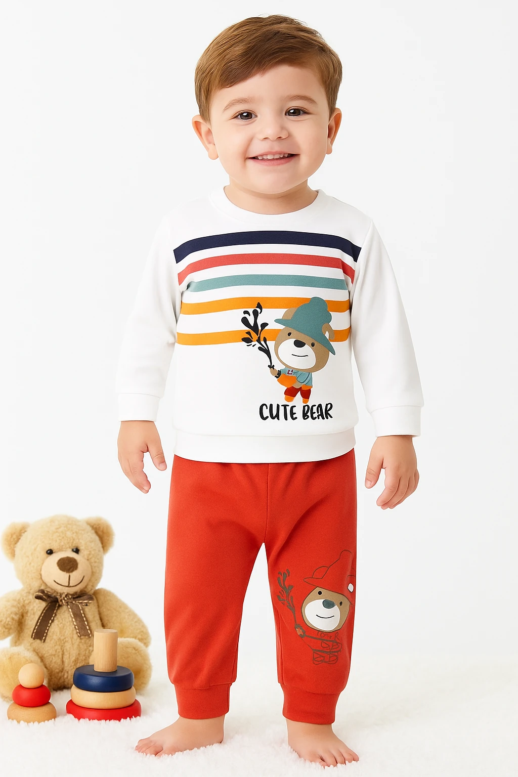 Cute Bear 2'li Takım