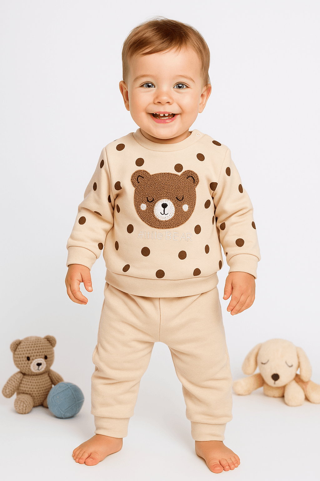 Little Bear Nakışlı 2'li Takım