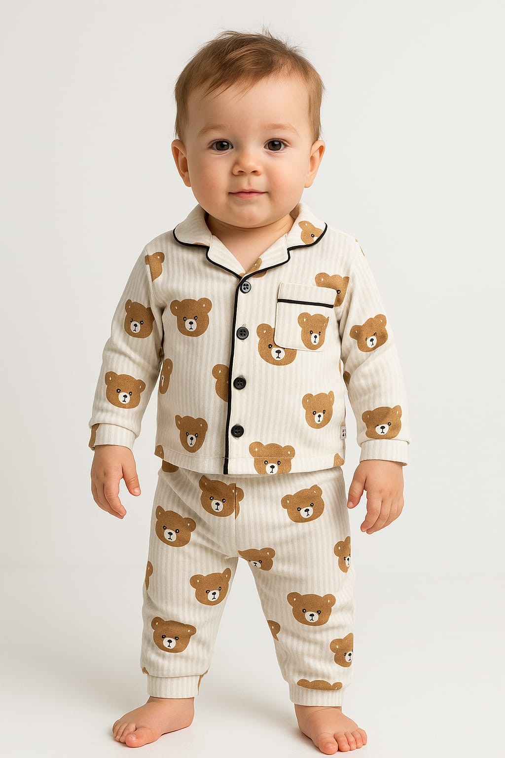 Cute Bear 2'li Pijama Takımı