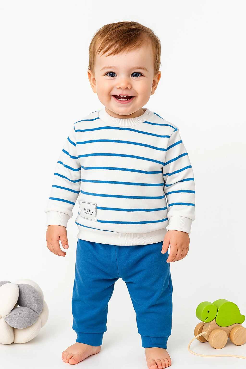 🌟 Bugüne Özel İndirim – 2’li Erkek Bebek Takımı %100 Pamuk