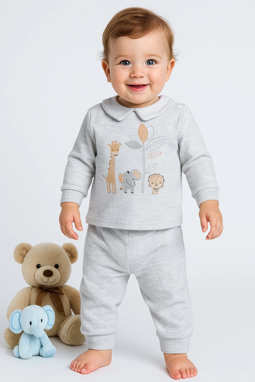 🌟 Bugüne Özel İndirim – 2’li Erkek Bebek Takımı %100 Pamuk