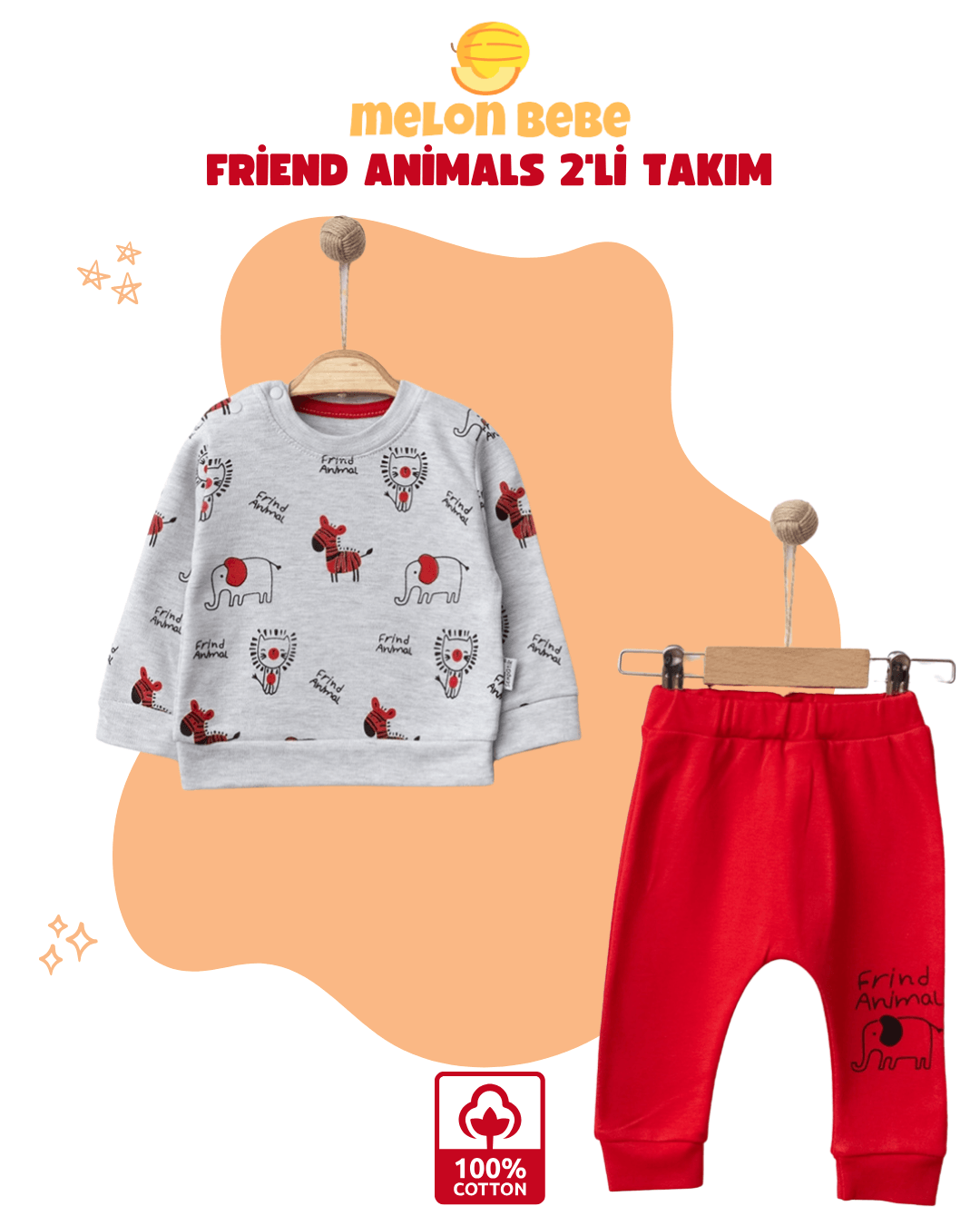 Friend Animals 2'li Takım