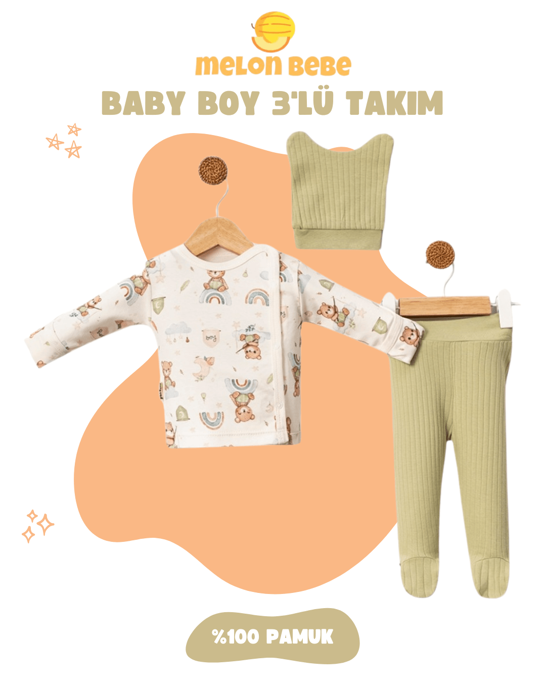 Baby Boy 3'lü Takım