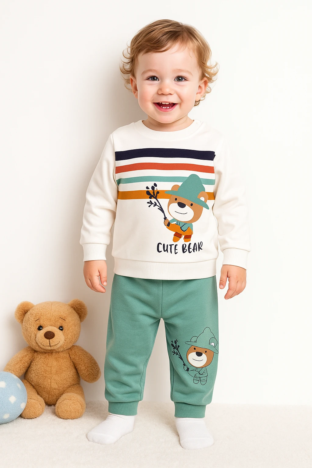 Cute Bear 2'li Takım