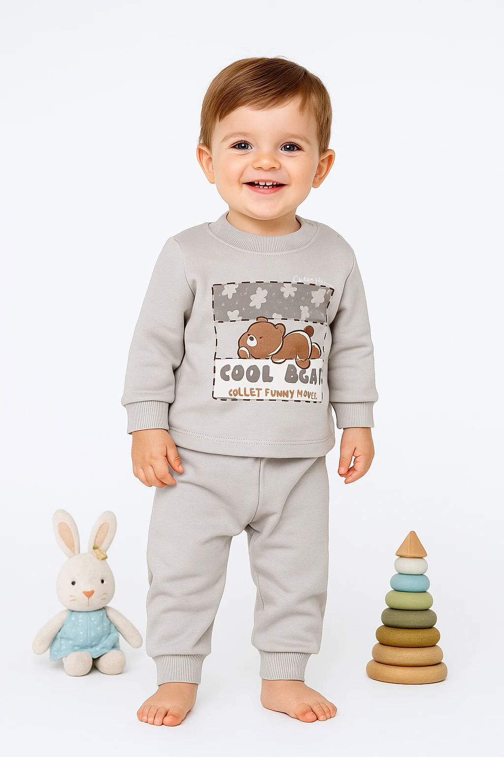 🌟 Bugüne Özel İndirim – 2’li Erkek Bebek Takımı %100 Pamuk