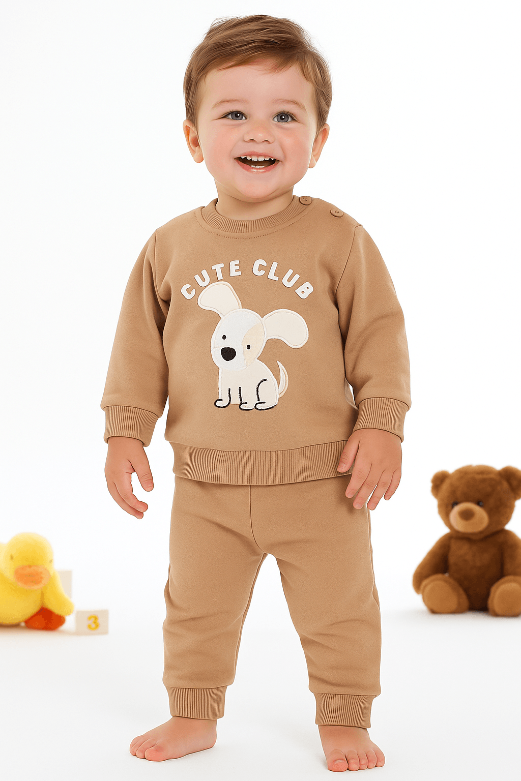 Cute Club Nakışlı 2'li Takım