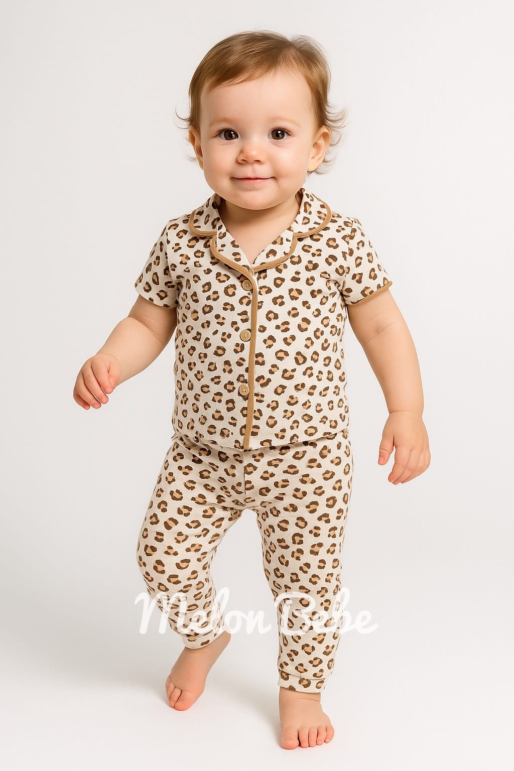 Leopar Desenli 2'li Pijama Takımı (SÜPER FİYAT)