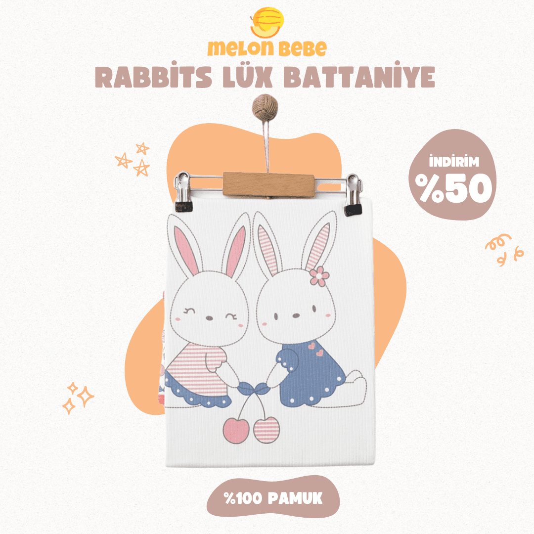 Rabbits Lüx Battaniye