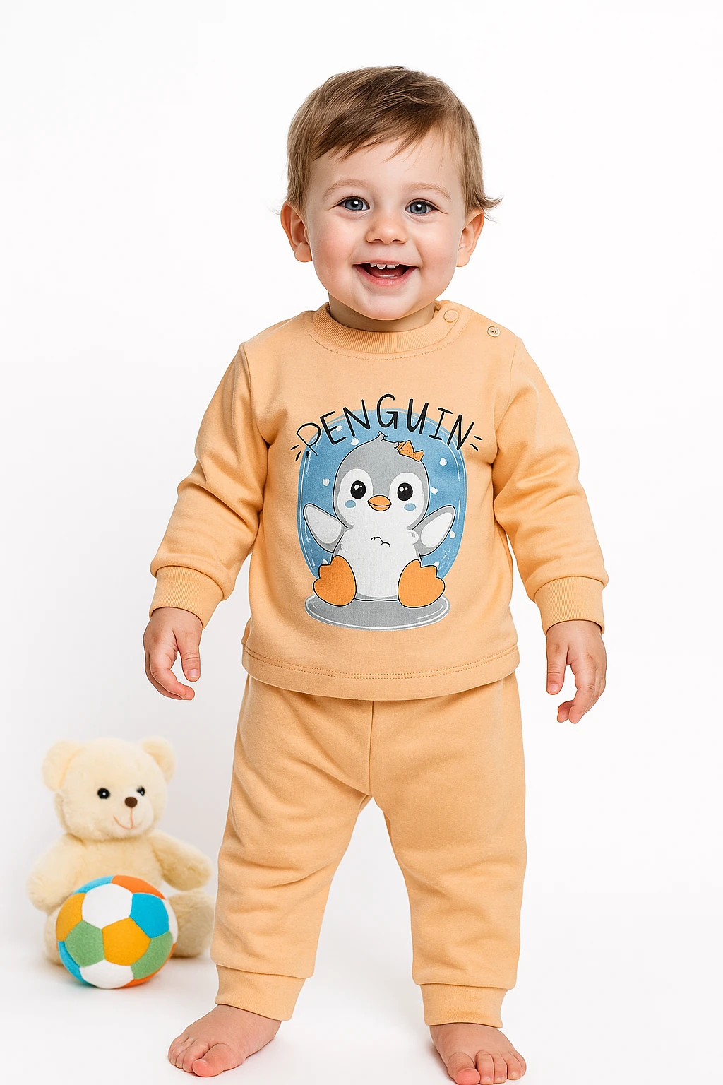 🌟 Bugüne Özel İndirim – 2’li Erkek Bebek Takımı %100 Pamuk