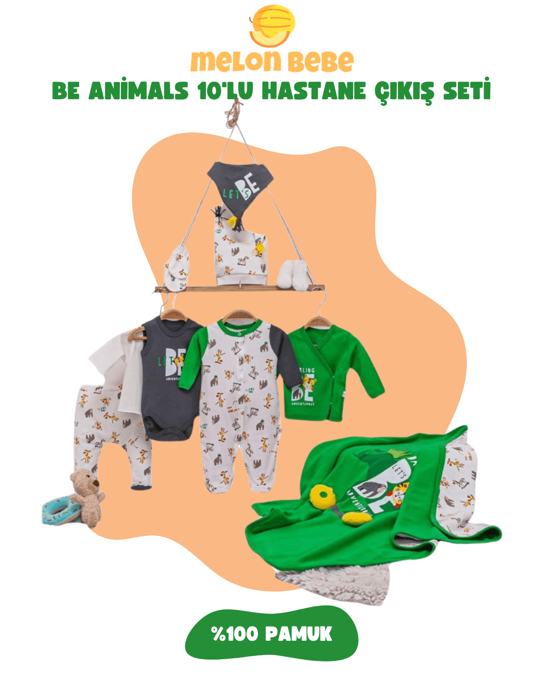 Be Animals 10'lu Hastane Çıkış Seti