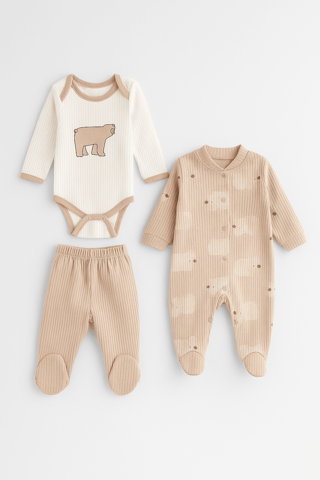 Bear 2'li Takım + Tulum Set