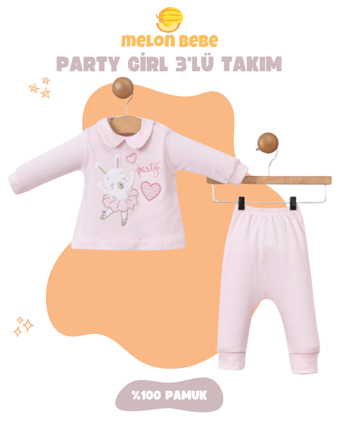 Party Girl 3'lü Takım