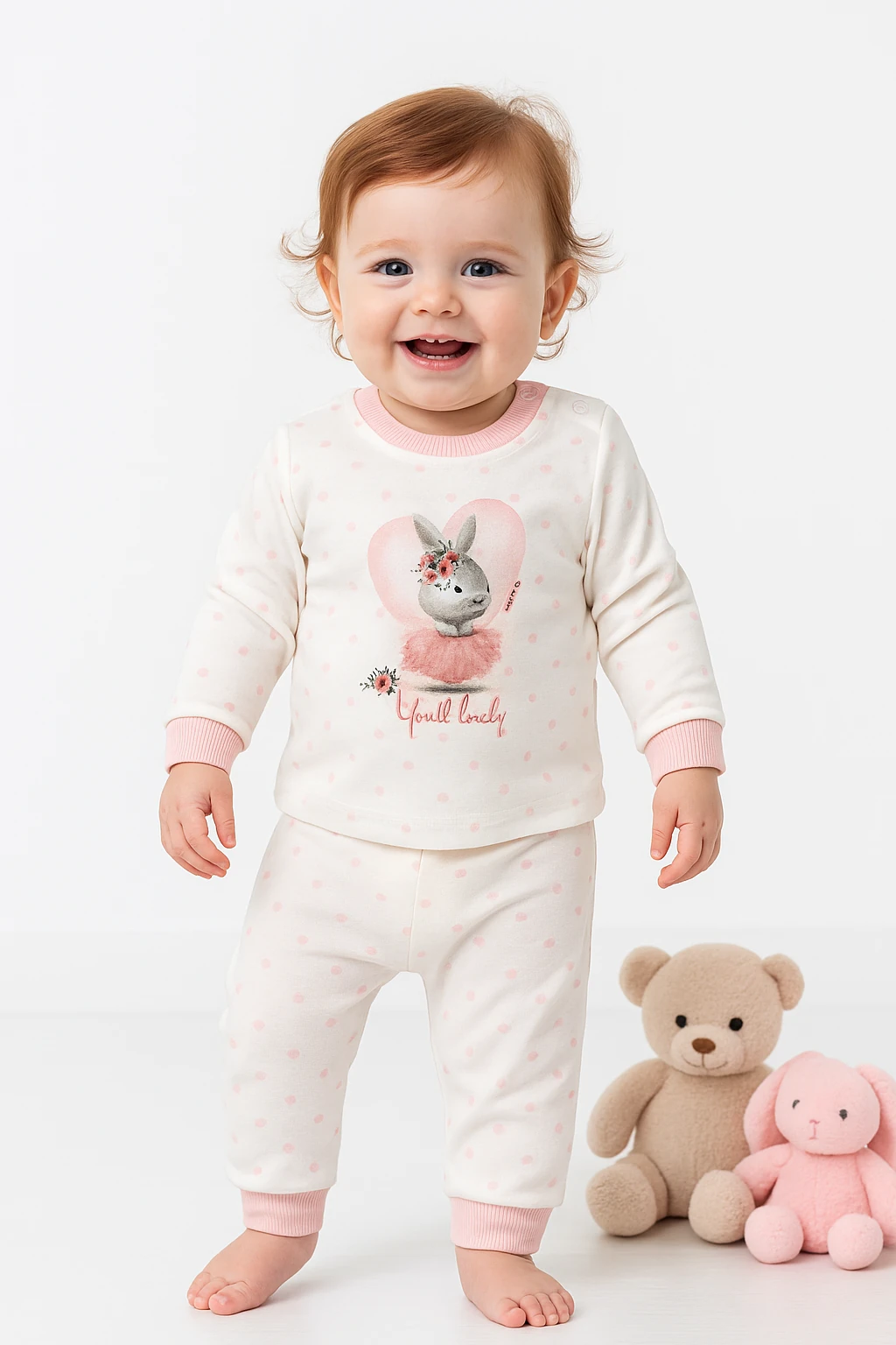 Cute Rabbit 2'li Takım