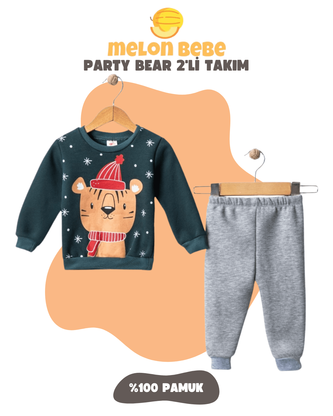 Party Bear 3 İp 2'li Takım