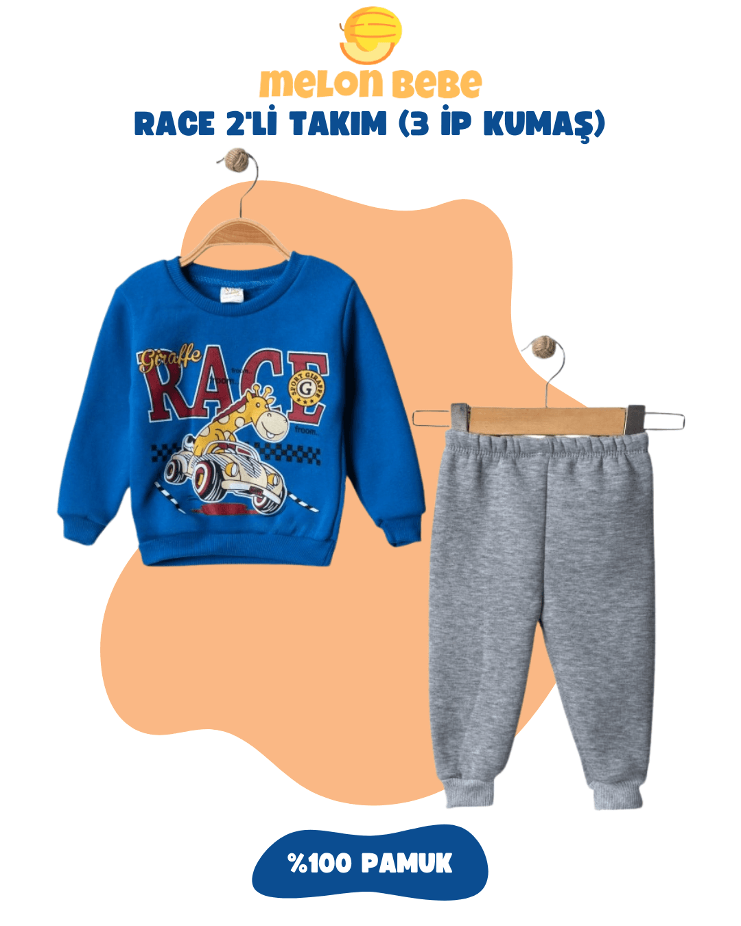 Race 2'li Takım (3 İp Kumaş)