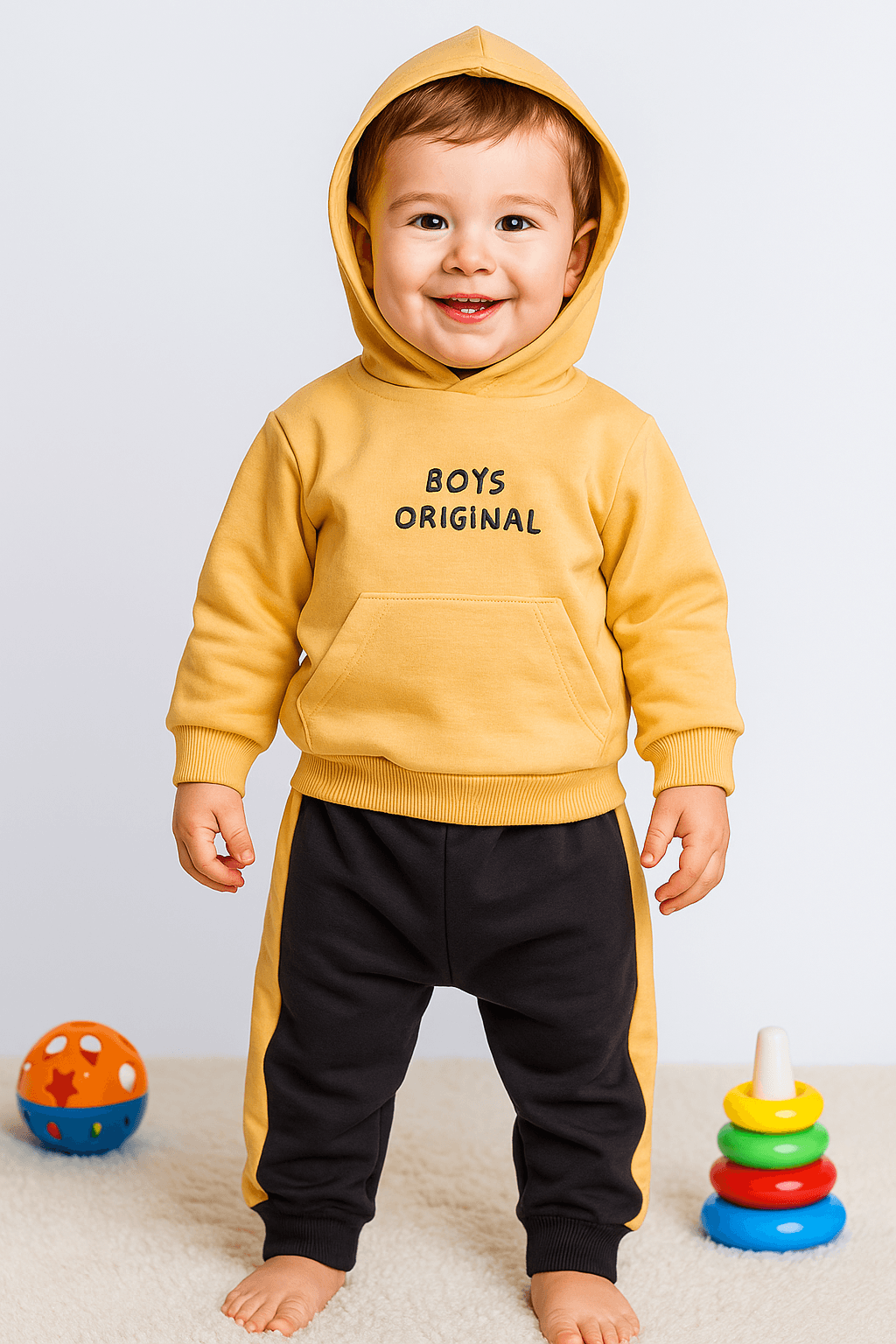 Boys Original Kapüşonlu 2'li Takım