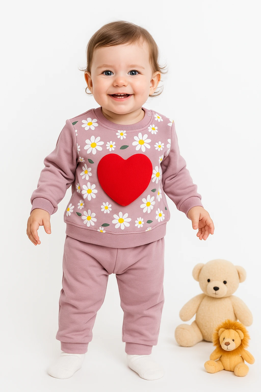 Kalp Kabartmalı 2'li Takım