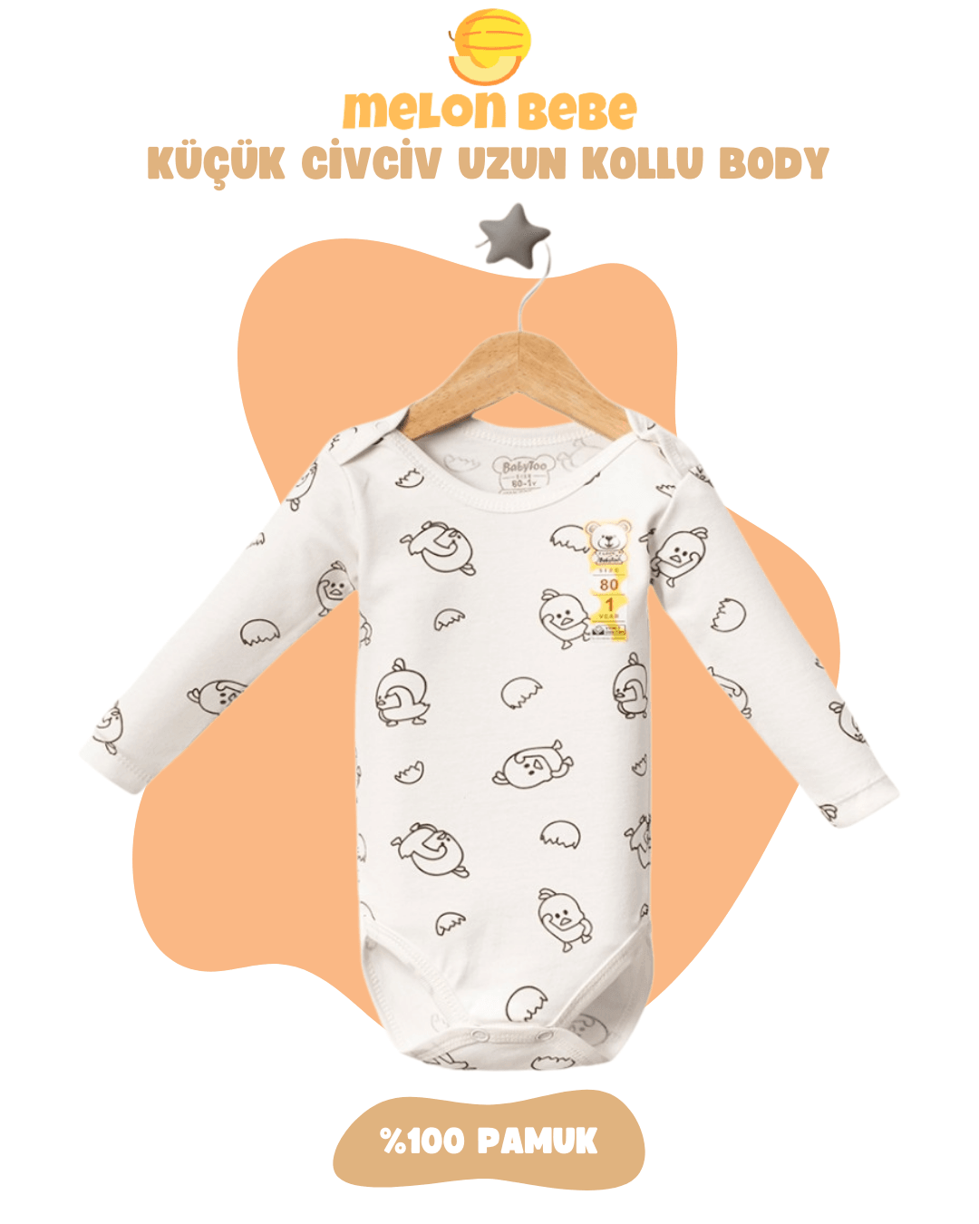 Küçük Civciv Uzun Kollu Body