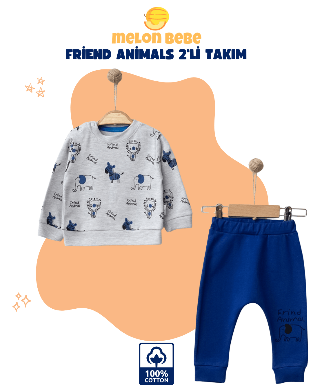 Friend Animals 2'li Takım