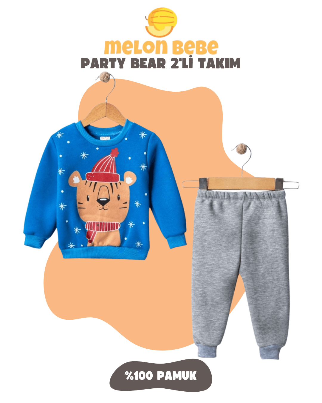 Party Bear 3 İp 2'li Takım