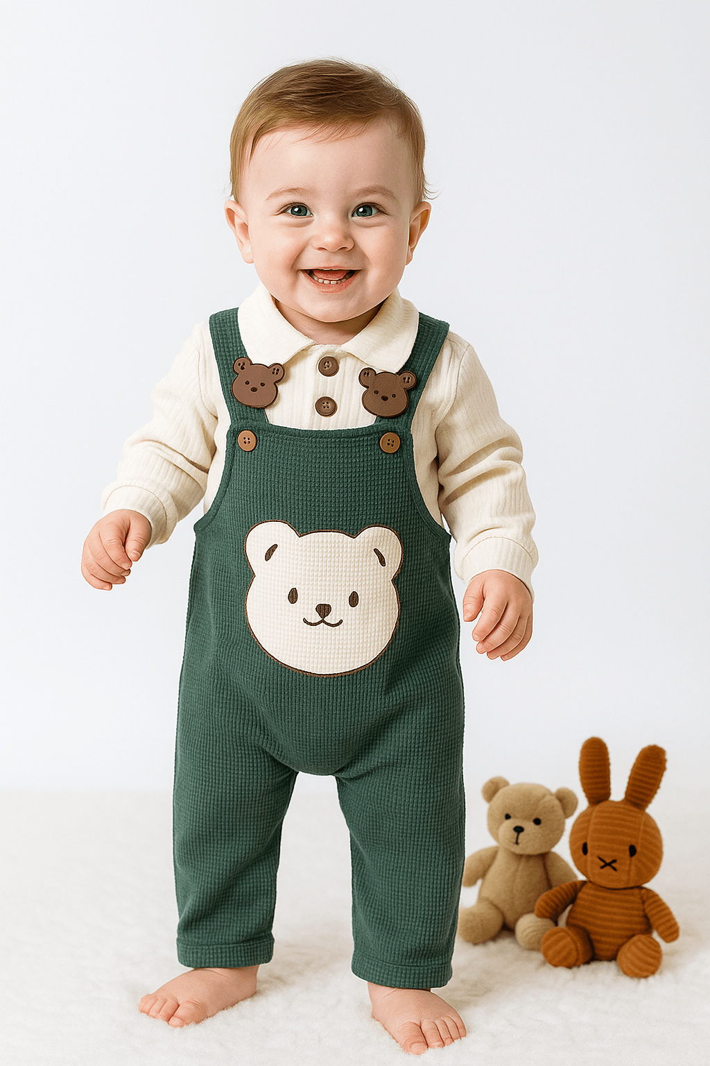 Little Bear 2'li Salopet Set