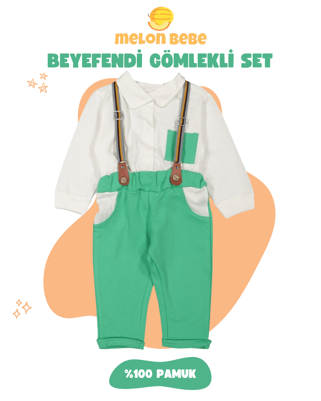 Beyefendi Gömlekli Salopet Set