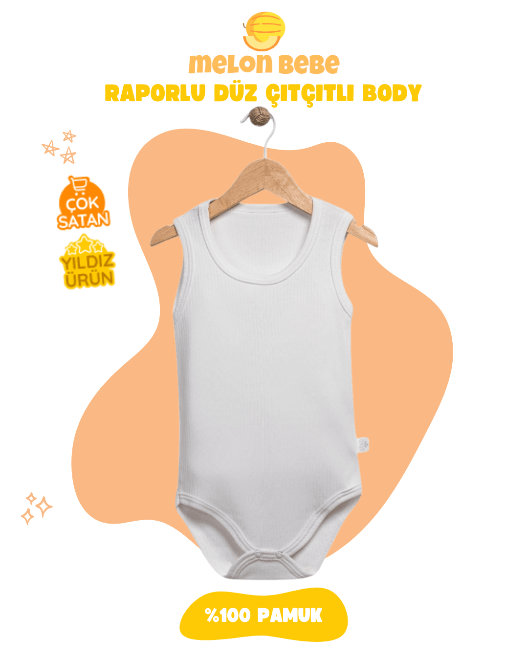 Raporlu Düz Çıtçıtlı Body