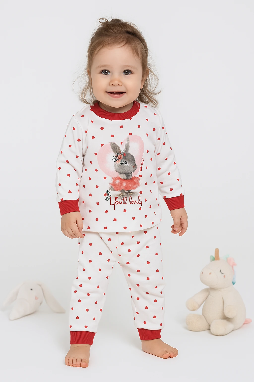 Cute Rabbit 2'li Takım