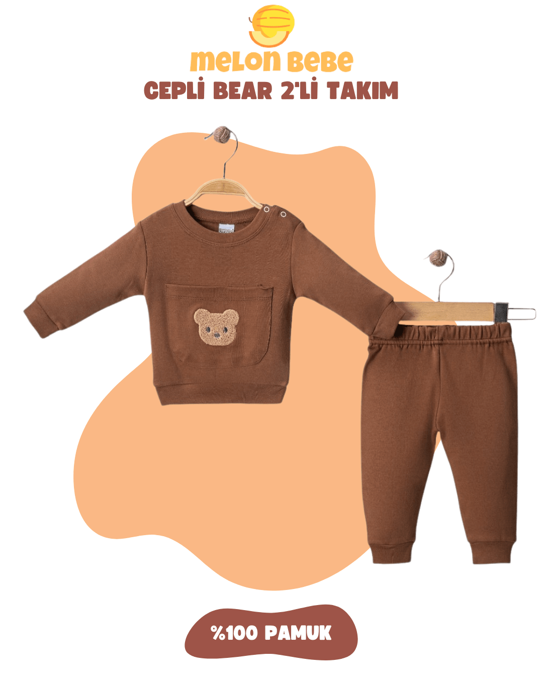 Bear Cepli 2'li Takım