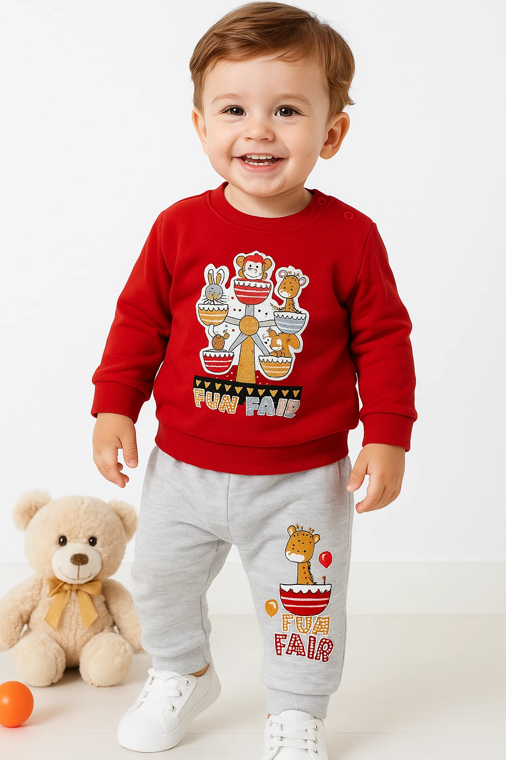 🌟 Bugüne Özel İndirim – 2’li Erkek Bebek Takımı %100 Pamuk