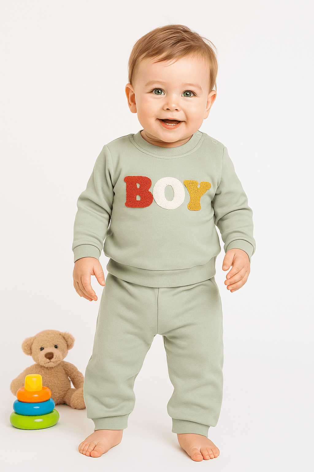 Boy Nakışlı 2'li Takım
