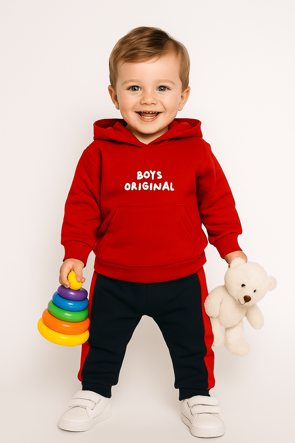 Boys Original Kapüşonlu 2'li Takım