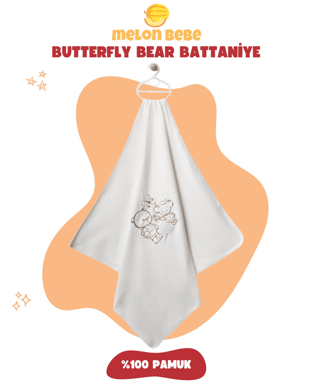 Butterfly Bear Battaniye 