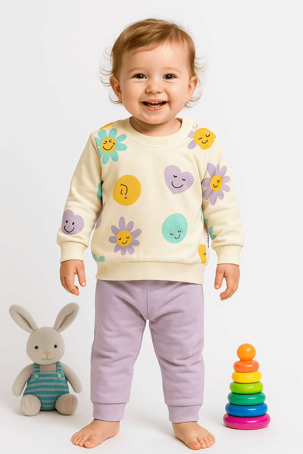 Smiley Baby 2'li Takım