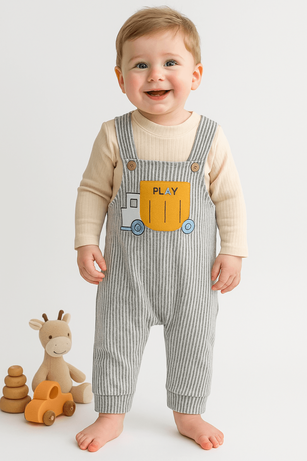 Play Truck 2'li Salopet Set
