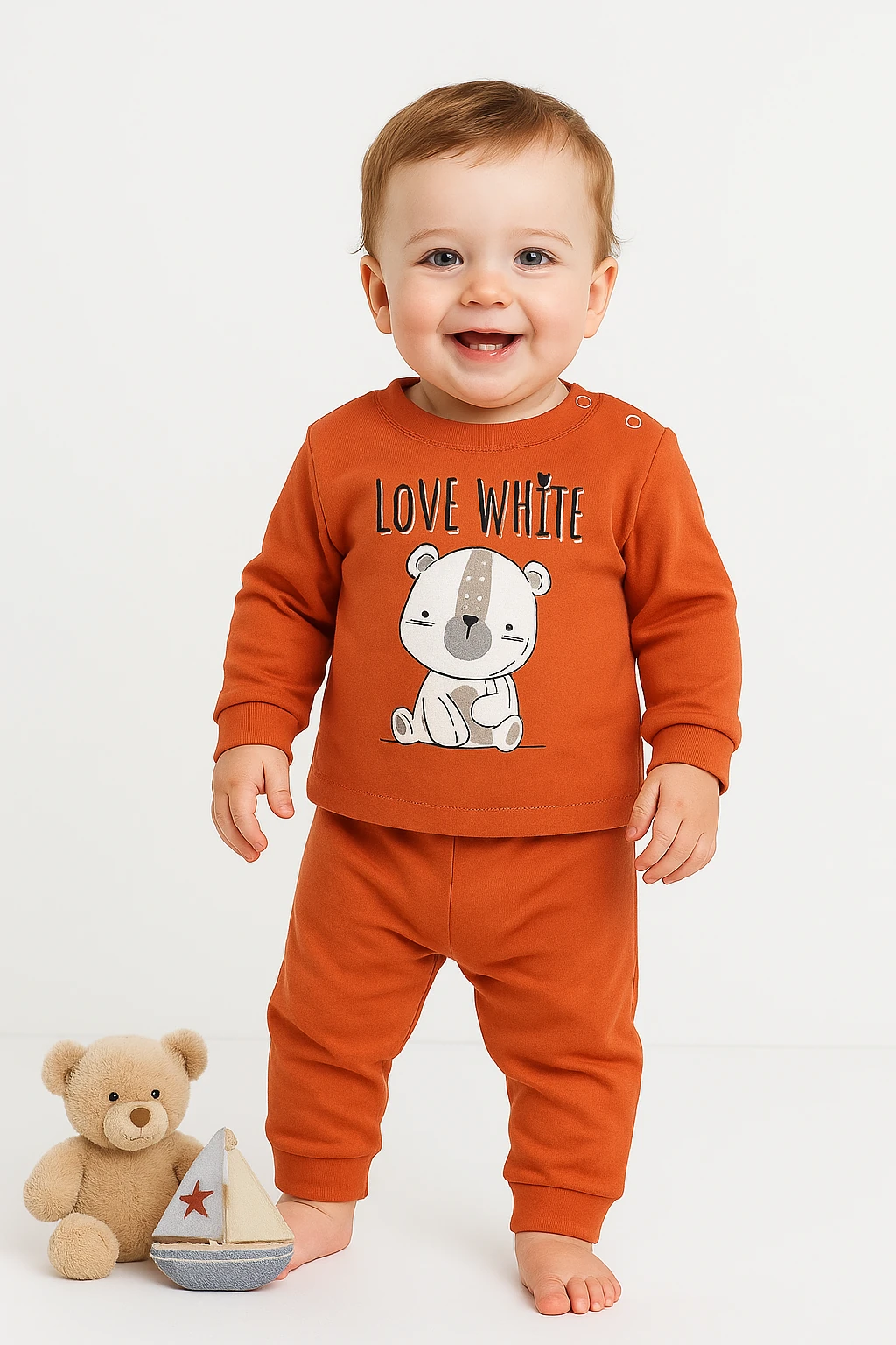 🌟 Bugüne Özel İndirim – 2’li Erkek Bebek Takımı %100 Pamuk