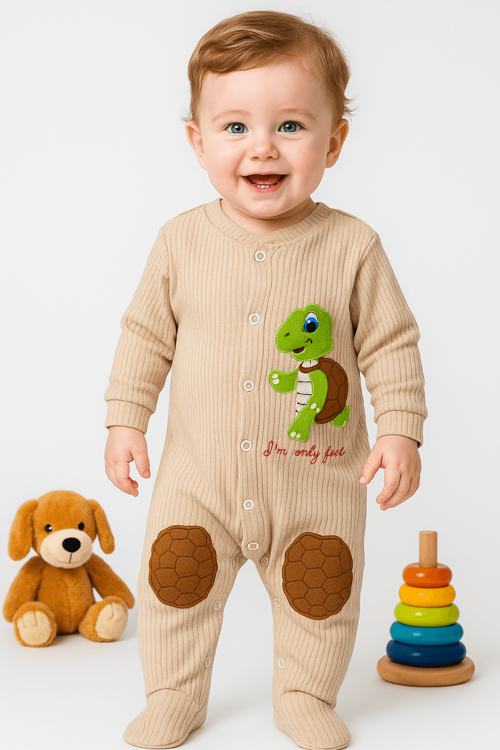 Tatlı Kaplumbağa Çıtçıtlı Tulum