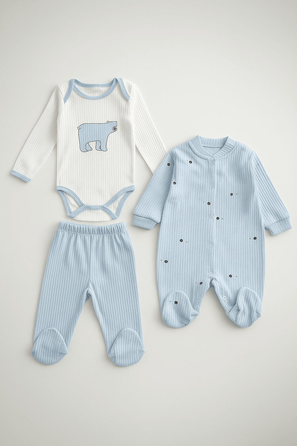 Bear 2'li Takım + Tulum Set