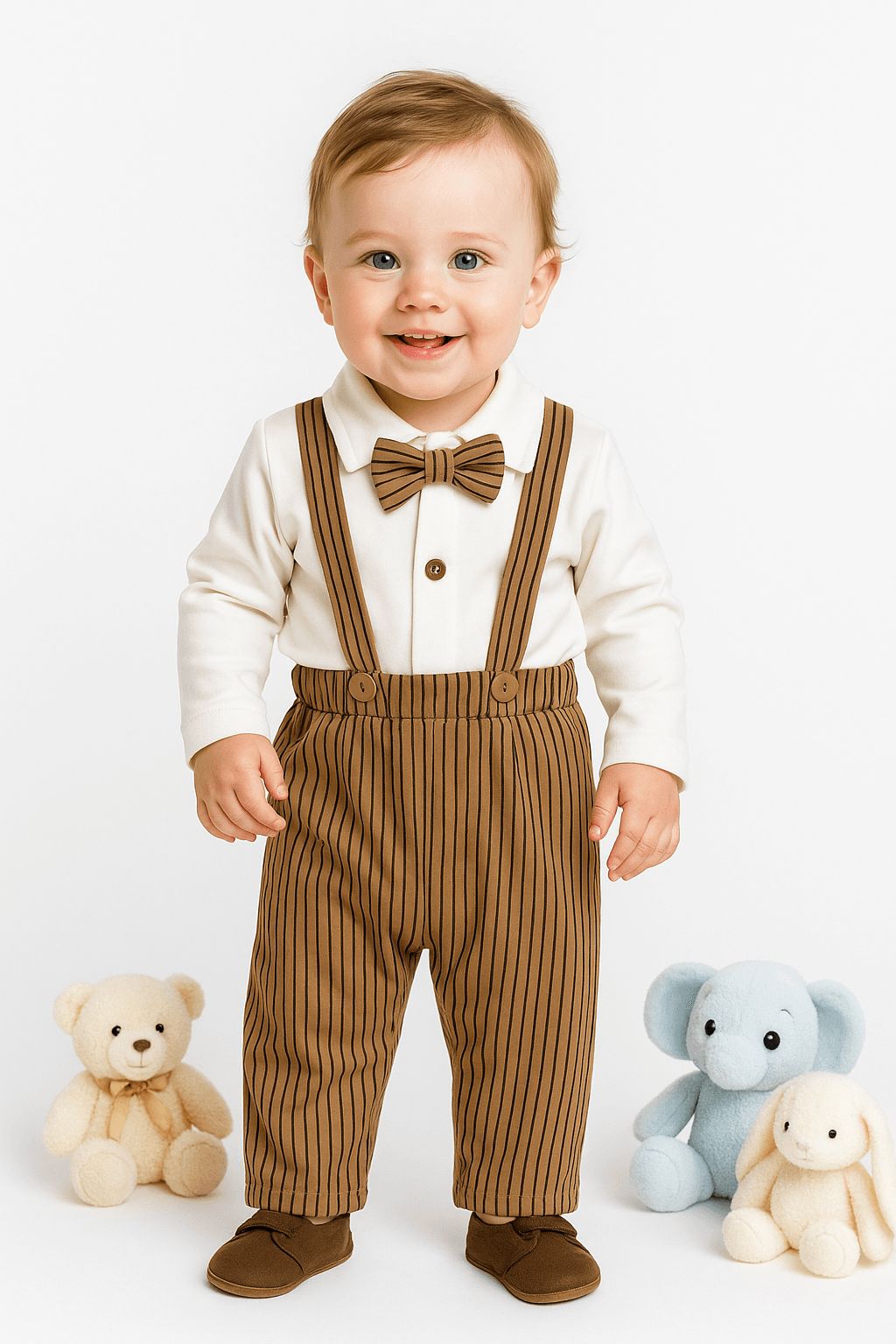 Minik Centilmen Papyonlu Salopet Set