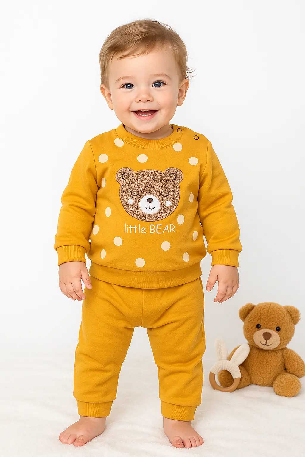 Little Bear Nakışlı 2'li Takım